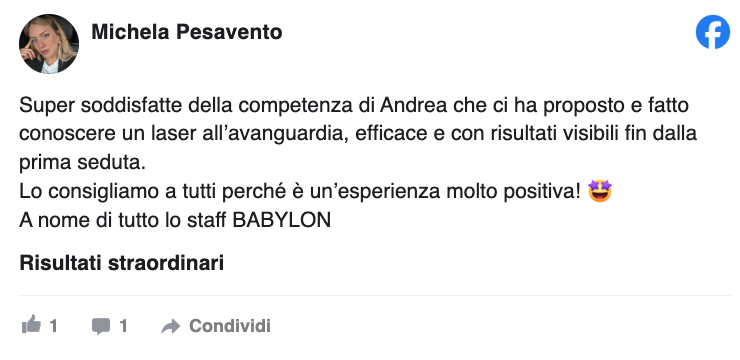 michela testimonianza